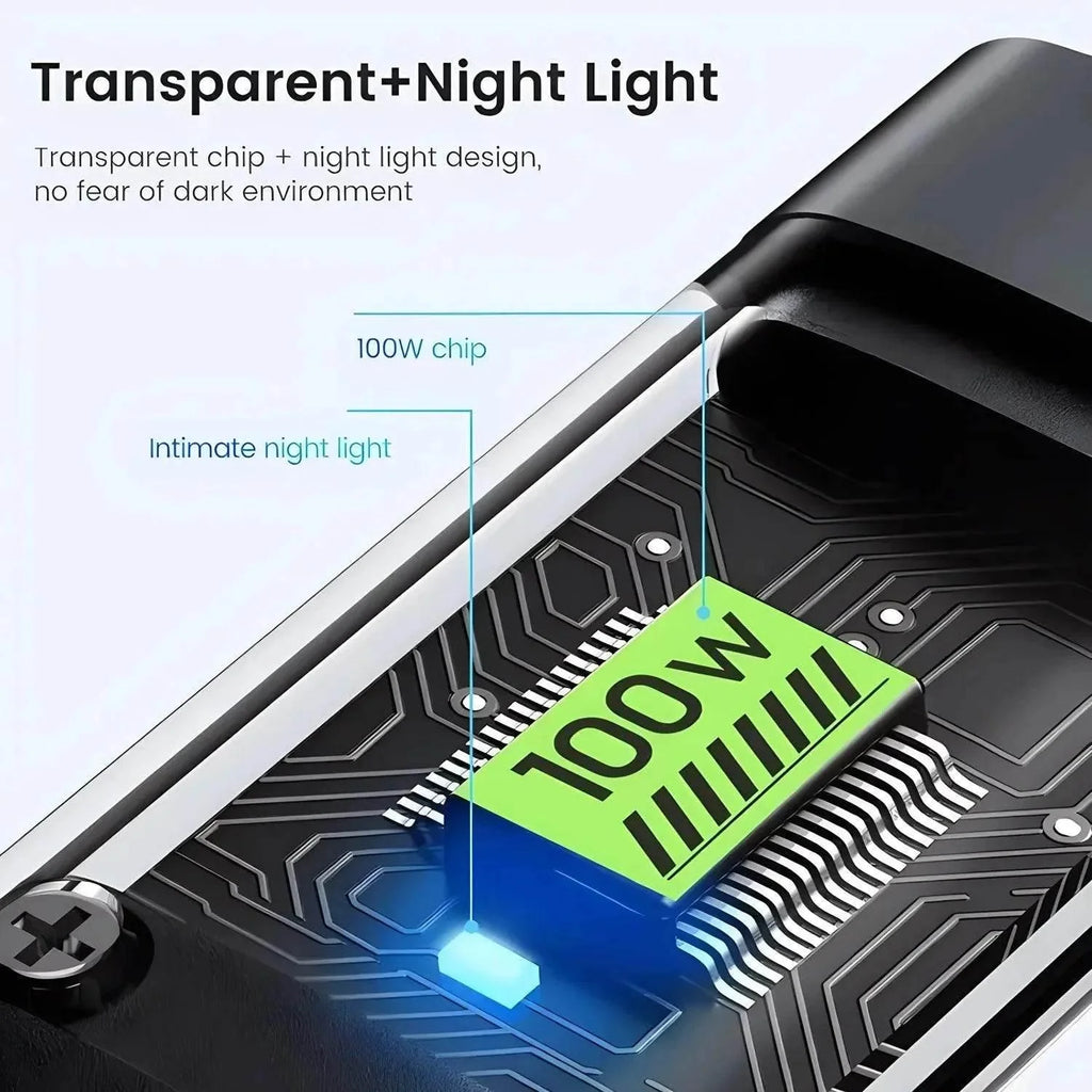 Transparent 3-in-1 Super Fast Charging Cable