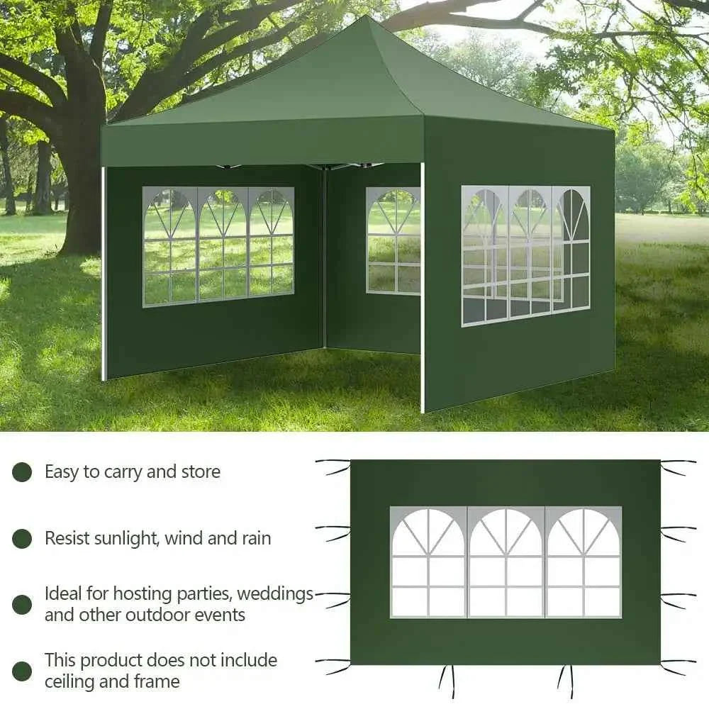 3x2m Waterproof Gazebo Awning Sunshade - Durable Oxford Sun Shade Sail for Camping & Garden