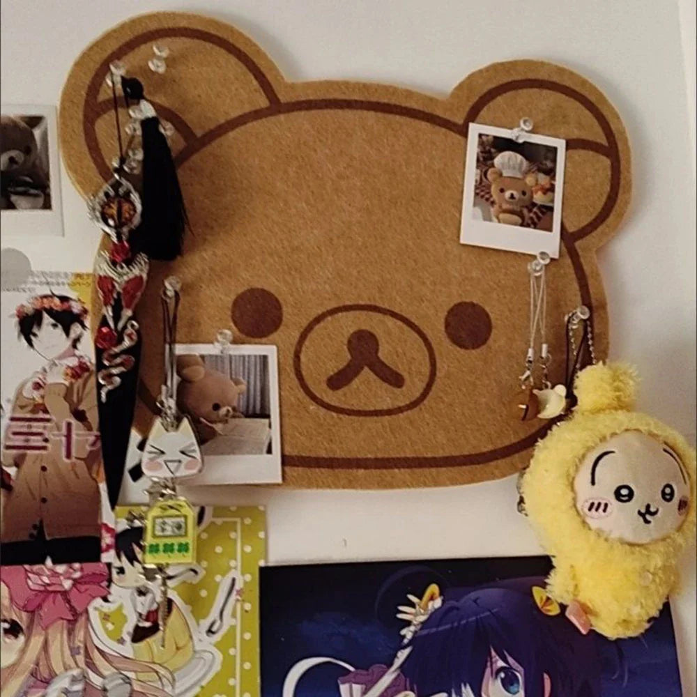 Cartoon Felt Board Cute Dormitory Background Decoration Photo Wall Felt Message Board Non Damaging Wall No Drilling