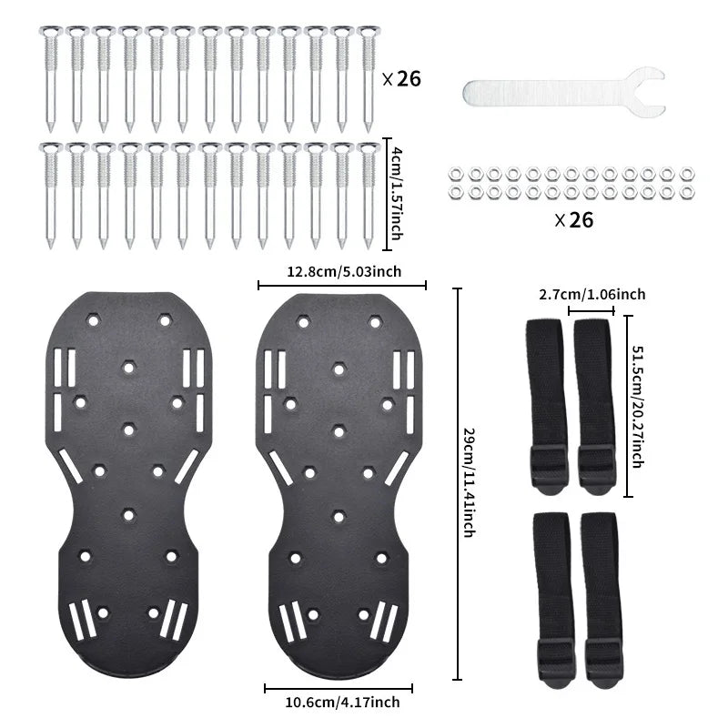 Grass Nail Shoes Garden Yard Lawn Aerator Shoes Grassplot Aerating Soil Spike Sandals