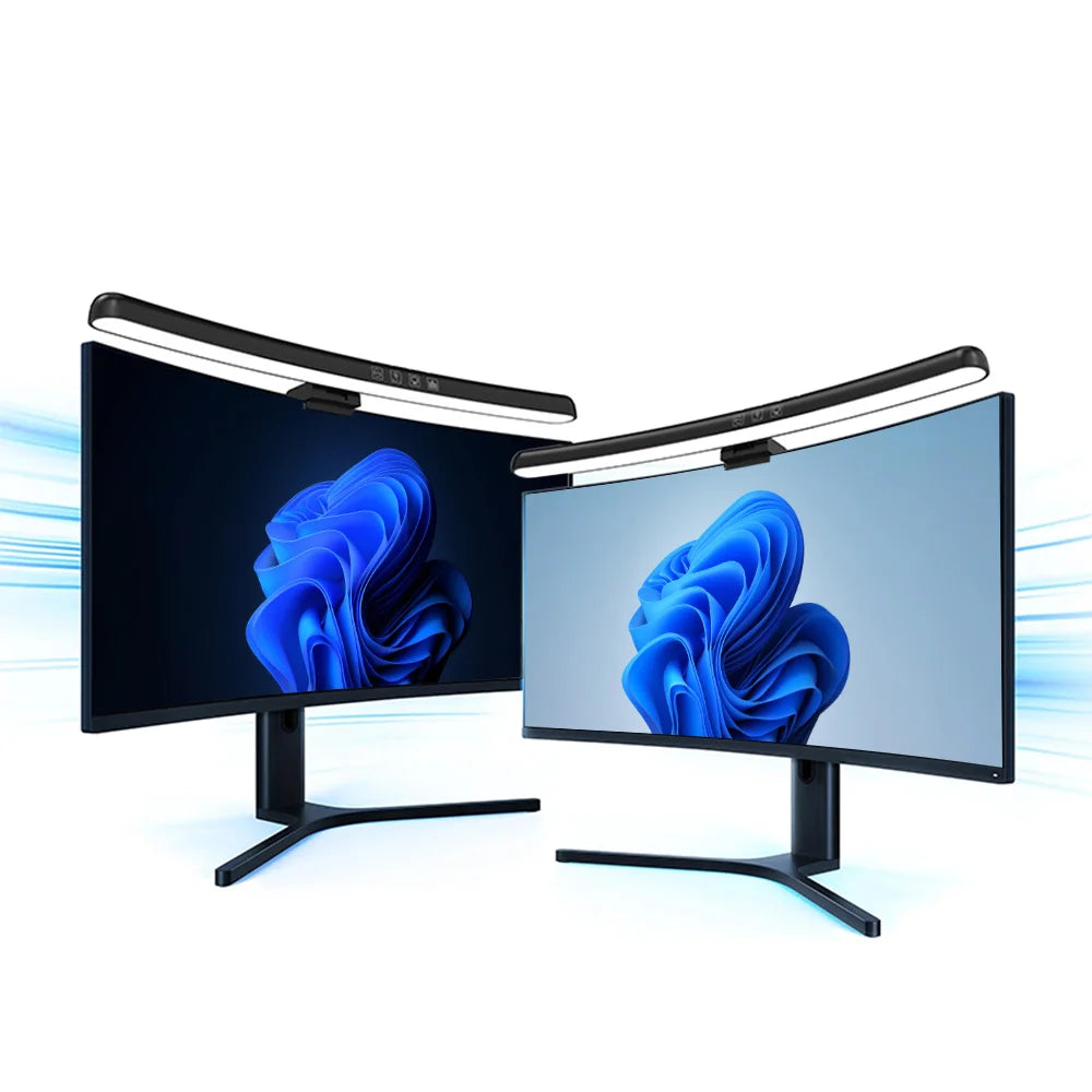 USB Stepless Dimming Screen Hanging Lights Curved Screen Monitor Light Bar RGB Background Atmosphere Desk Lamp Monitor Light Bar