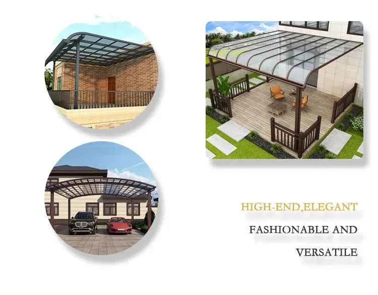 Pergola Gazebos Carport Canopy Garden Buildings Awning Sunroom Pavilion Houses Decoration Waterproof Shadow Patio Yard & Garden