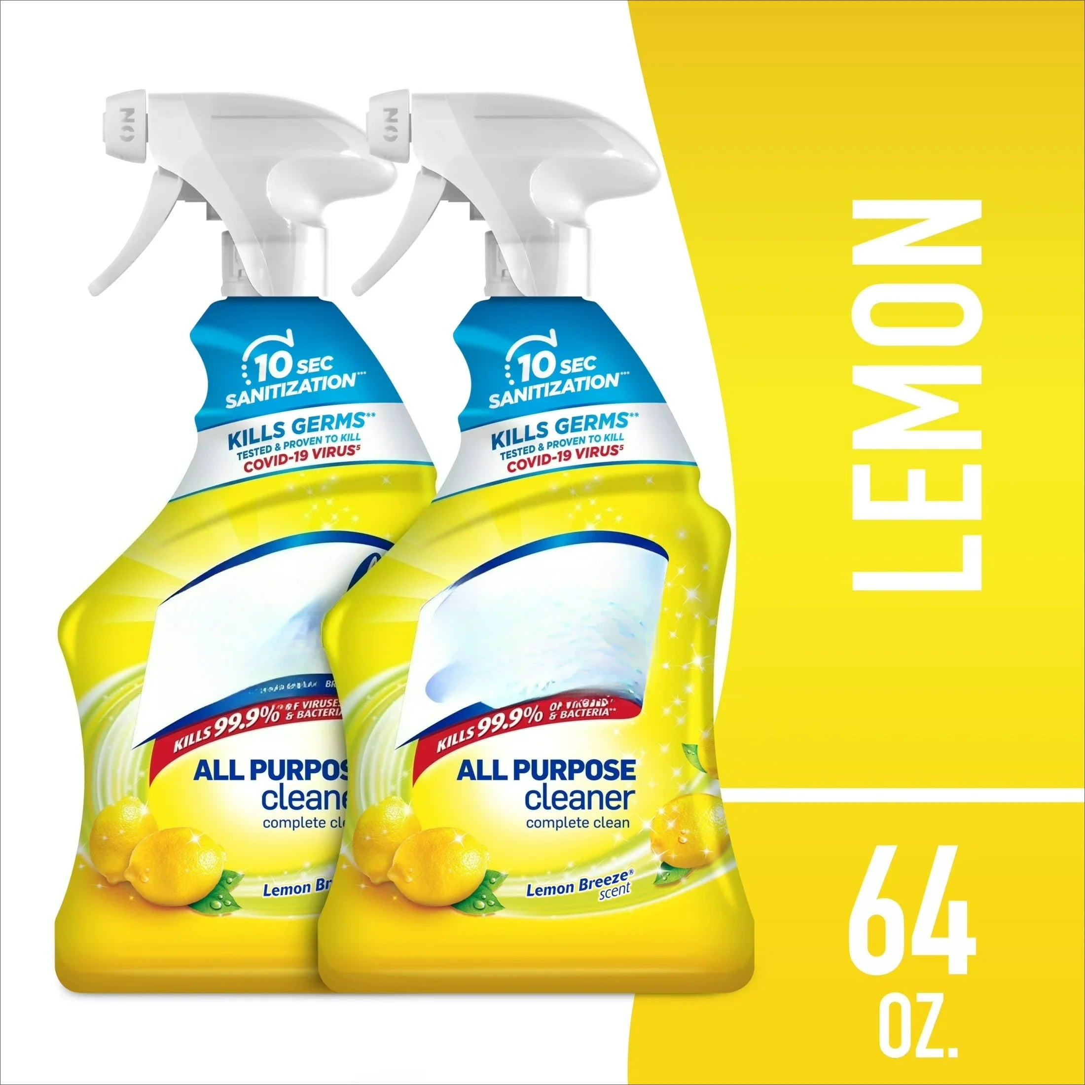 All Purpose Spray Cleaner Lemon Scent For Sanitizing And Disinfecting