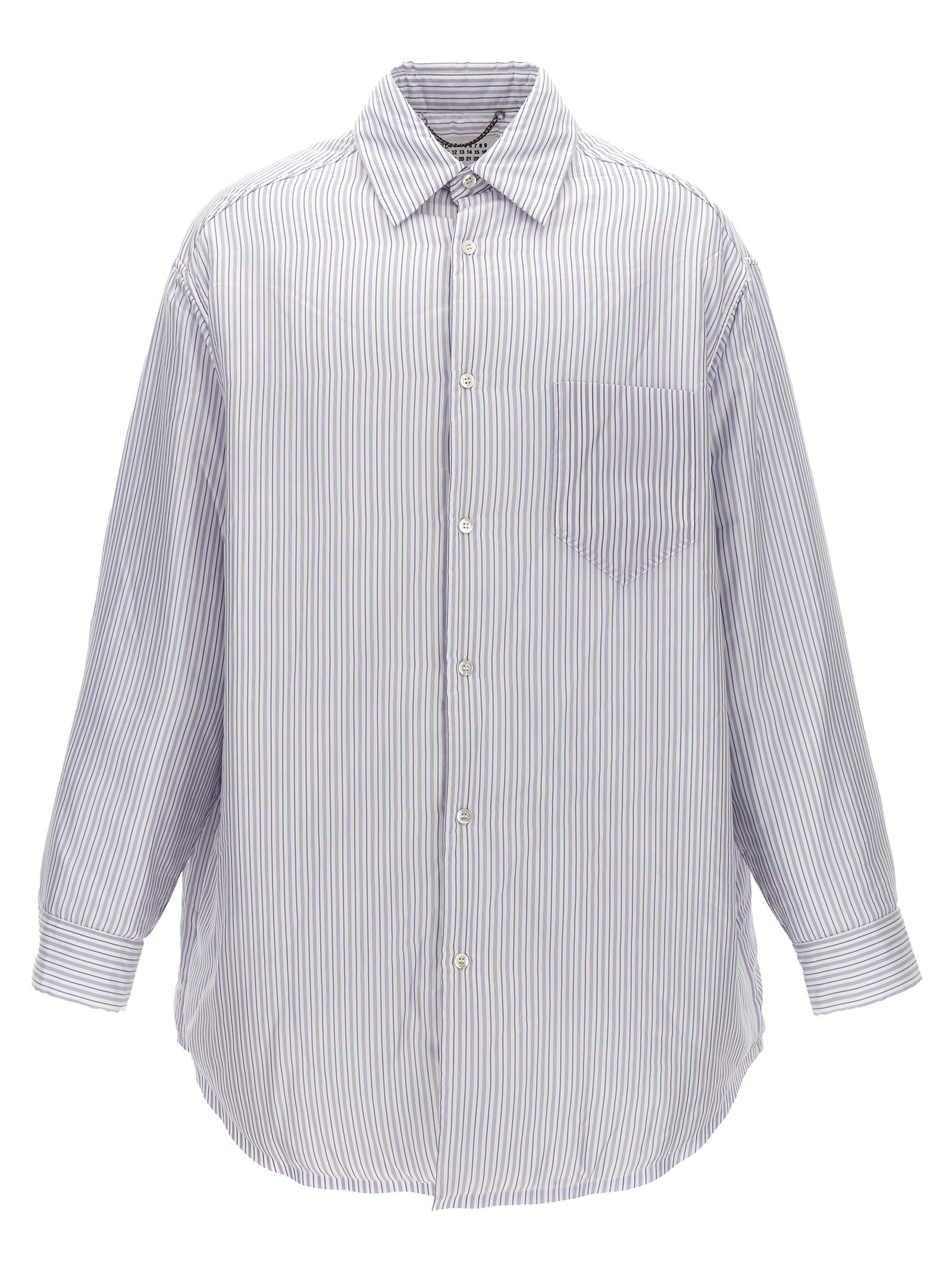 Maison Margiela Men Striped Shirt Jacket