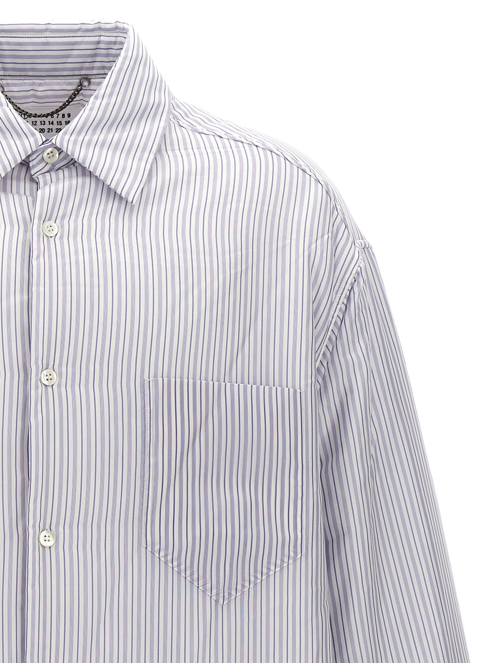 Maison Margiela Men Striped Shirt Jacket