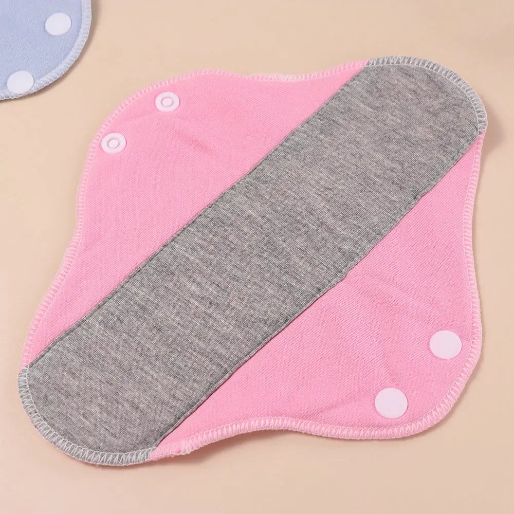 6Pcs Diaper Washable Menstrual Cloth Pads Reusable Graphene Sanitary Napkin Soft 23CM Nursing Pad for Women Pantyliner
