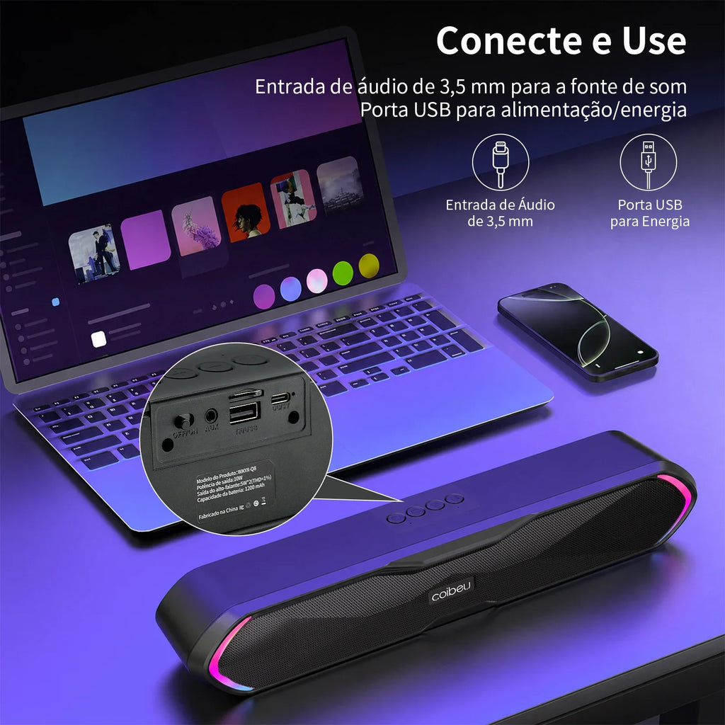 Speaker, Bluetooth Speaker, Portable Bluetooth Speaker, PC Speaker, Soundbar, Bluetooth Speaker