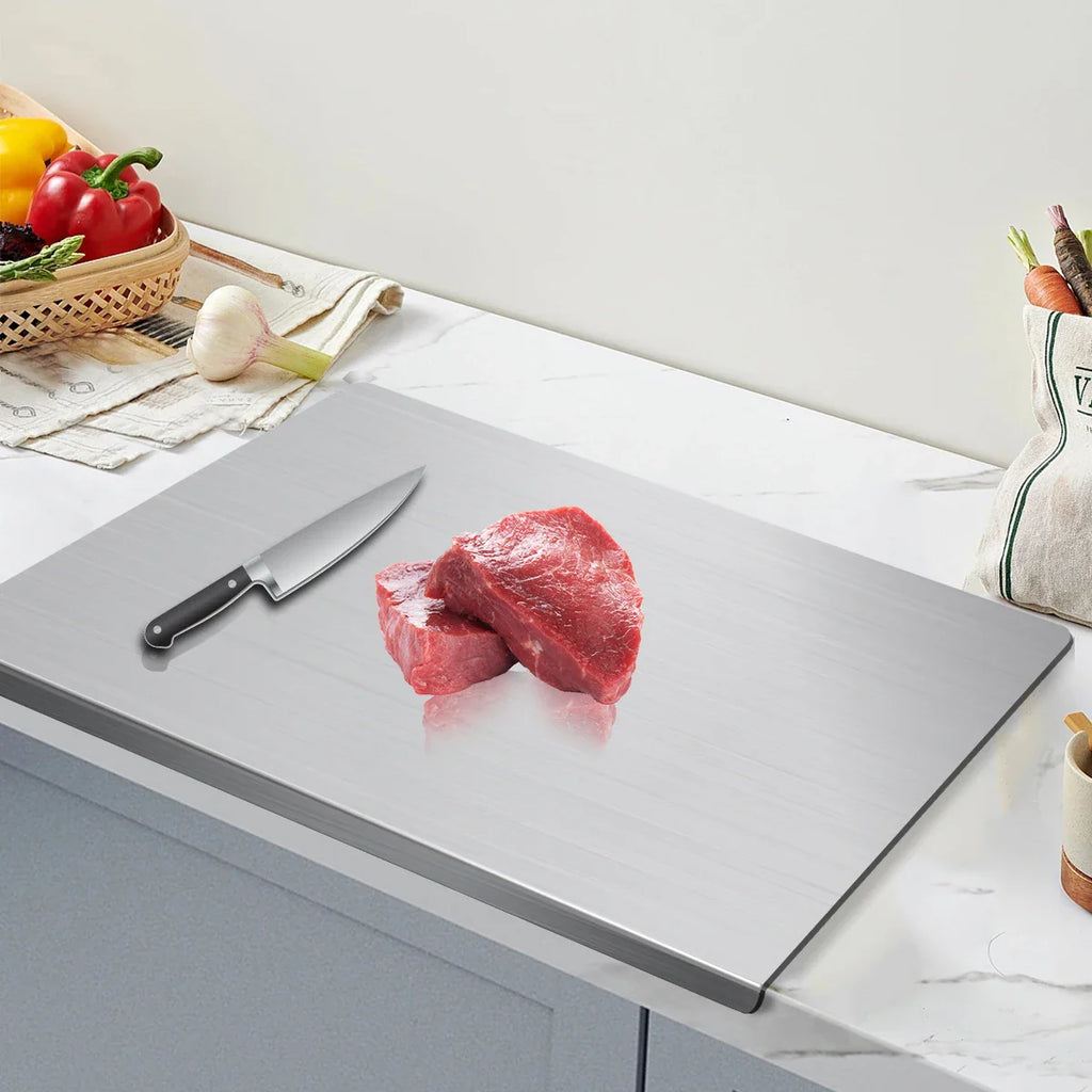 304 Stainless Steel Cutting Board Food Prep And Kitchen Use