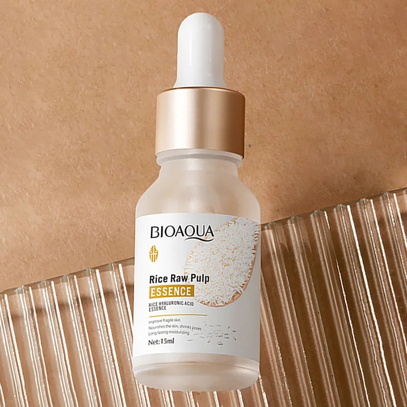 BIOAQUA White Rice Face Serum Moisturizing Anti Wrinkles Anti Wrinkles Anti-Aging Whitening Facial Essence Skin Care for Face
