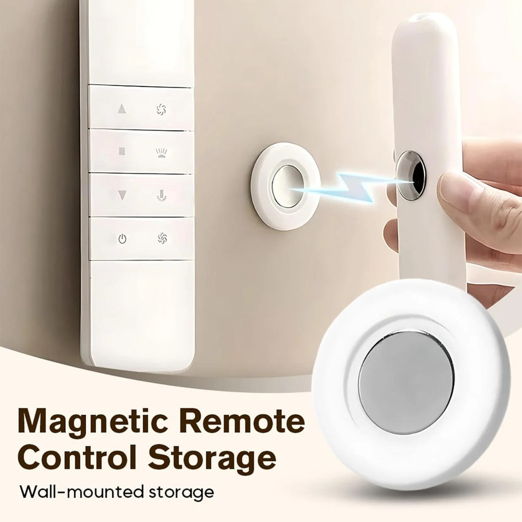 3/6/12Pcs Strong Magnetic Remote Control Holder Wall Mount Adhesive TV/Air Conditioner Remote Control Holder For Home Office