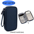 Waterproof Cable Storage Bag Digital Electronic Organizer Portable USB Data Line Charger Plug Storage Bag Travel Cable Organizer