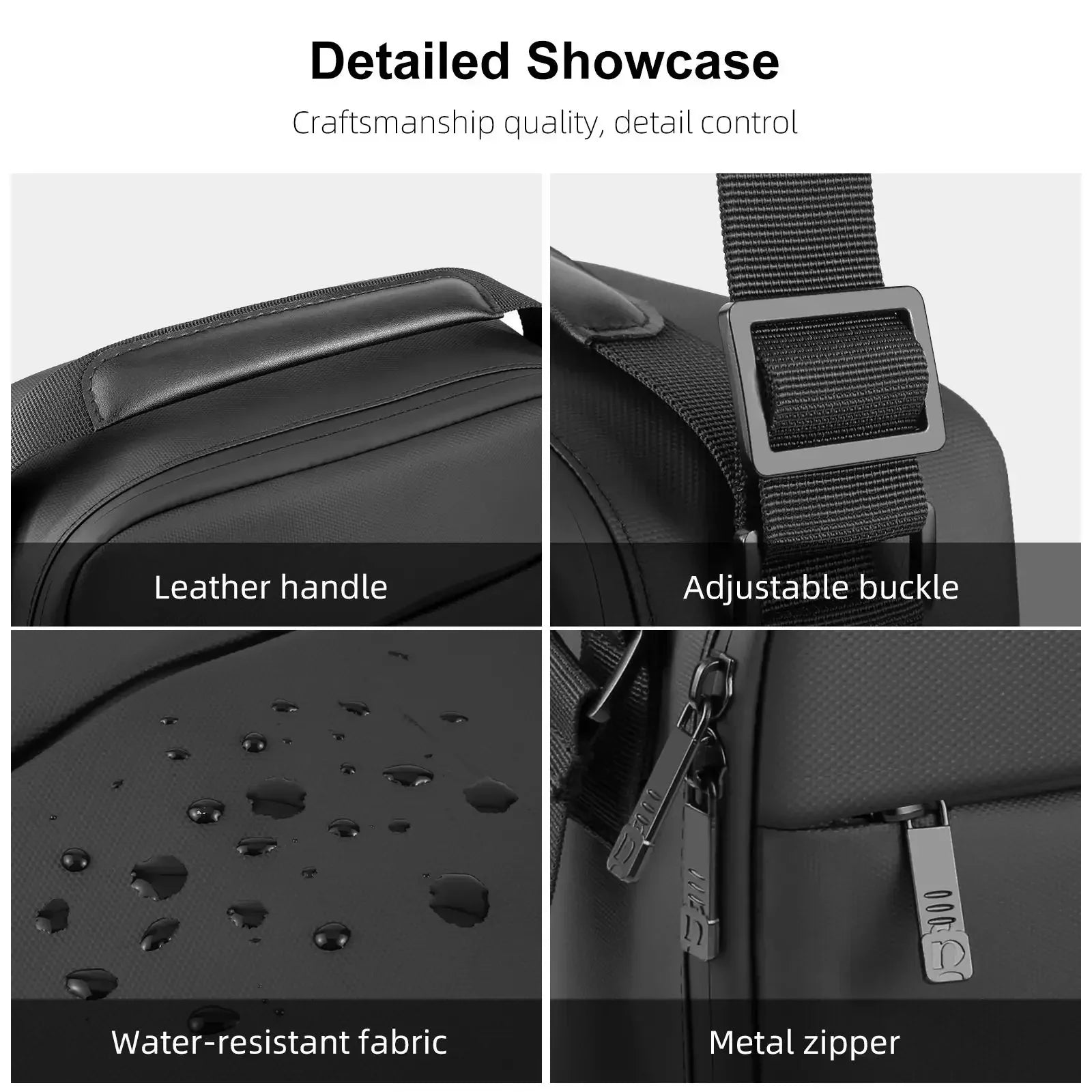 Drone Storage Bag Photography Camera Crossbody Shoulder Bag Waterproof PU Fabric For DJI Mini Series / Osmo Pocket Series
