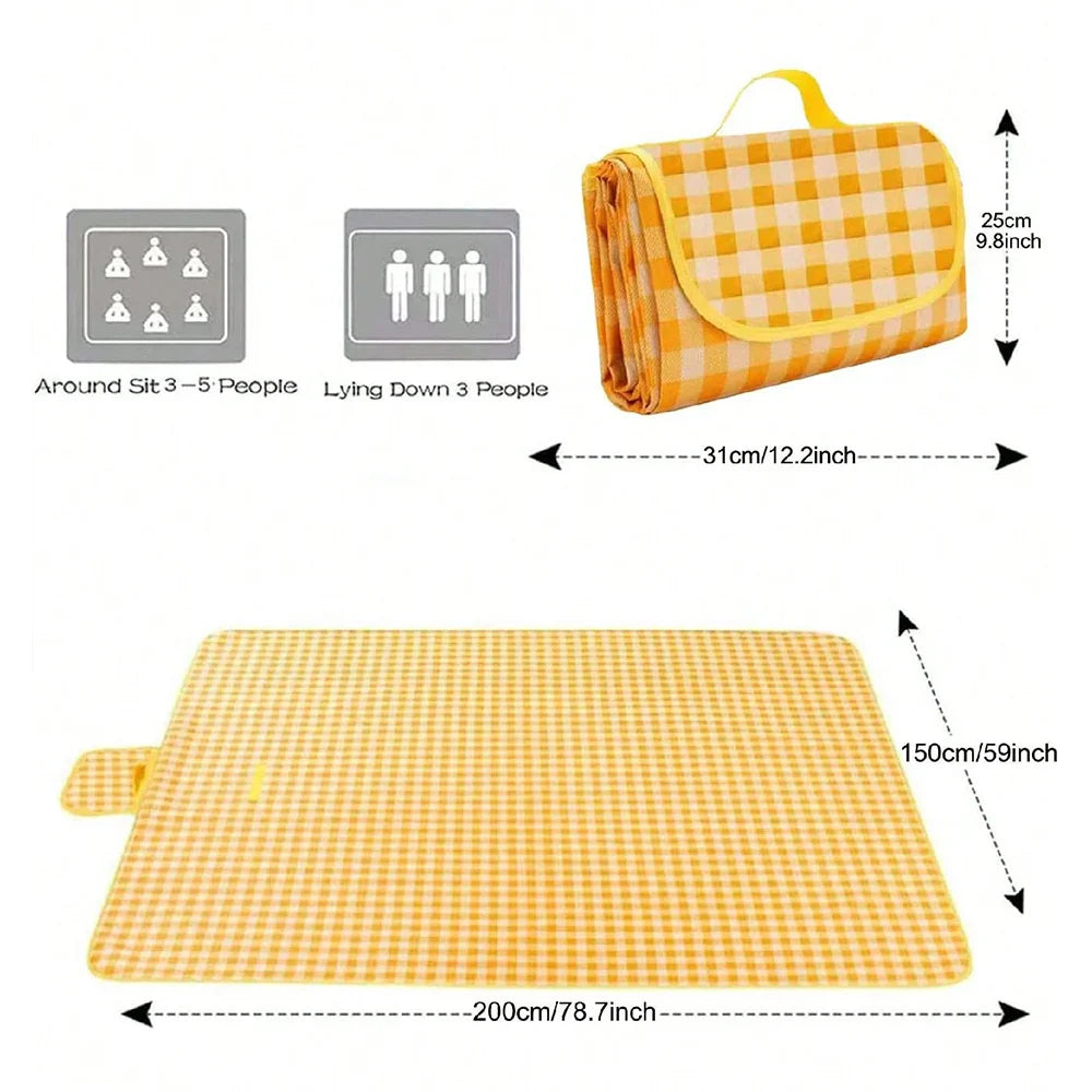 Waterproof Sandproof Picnic Blanket Portable Outdoor Camping Mat