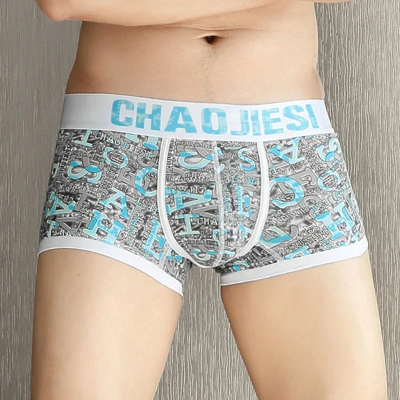 Men's Underwear, Men's Trendy Men's Underwear, Cotton Summer Thin Breathable Underwear, Boxer Briefs, Loose Shorts