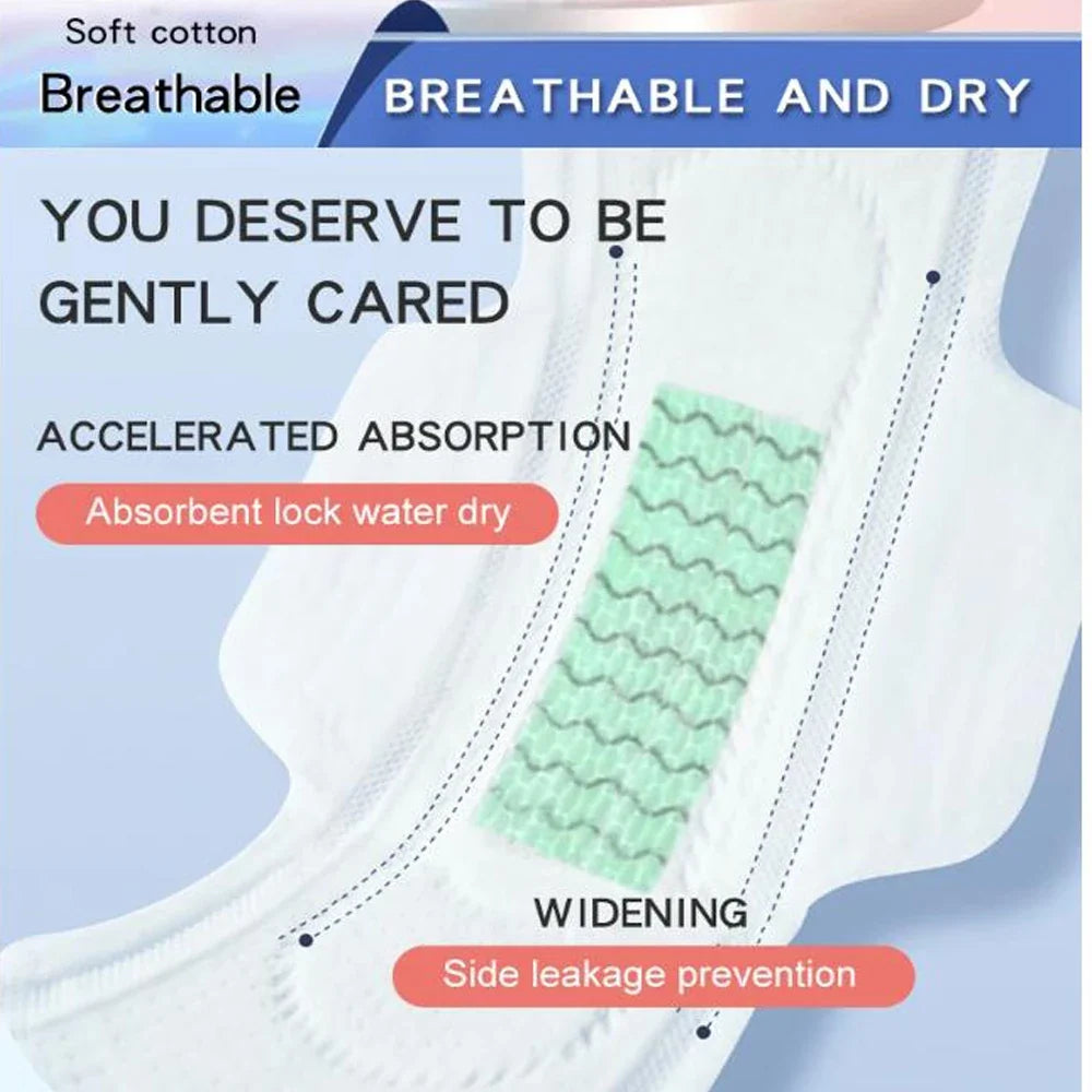 90Pcs/3Pack Anion Sanitary Pads Kill Bacteria Panty Liner Anti Inflammation Remove Yeast Infection Menstrual Pad Anion Sanitary