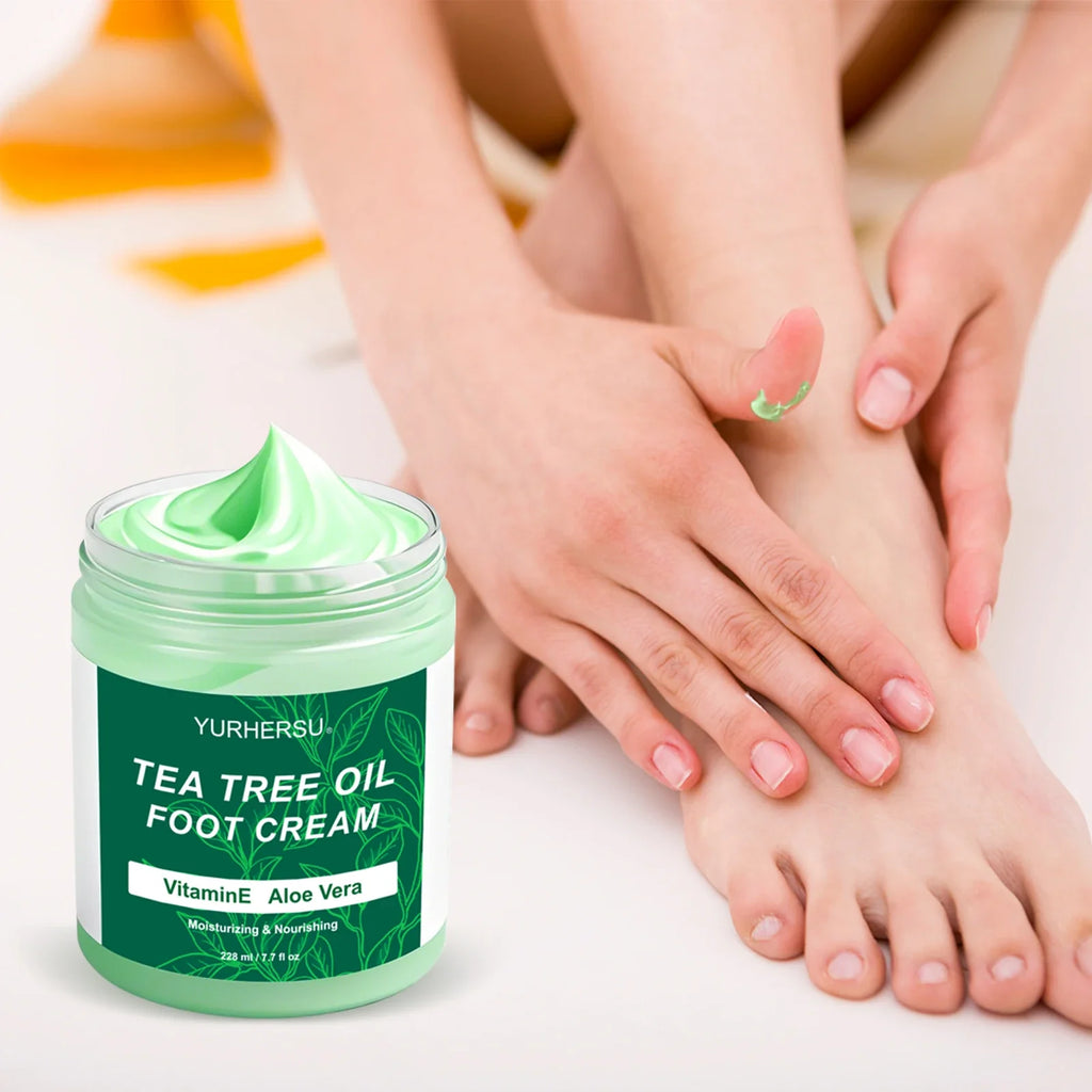 YURHERSU Foot Care for Dry, Cracked Heels, Knees and Hands with Moisturizer to Remove Dead Skin