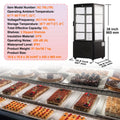 SucceBuy Countertop Refrigerated Display Case Pastry With LED Lighting