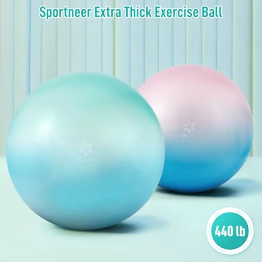 Extra Thick Exercise Ball With Pump Anti-Burst And Slip-Resistant