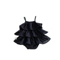 Korea Fashion Baby Girls Camisole Romepr Princess Cotton Sling Infant Bodysuit Dress Baby Outfit 0-2 Years Old