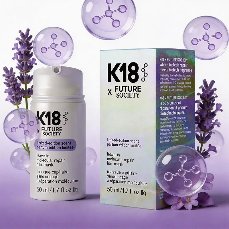New upgraded K18 Leave-In Molecular Kertain Repair Hair Mask Softens Restores Damaged Hair Deep Keratin Treatment for Hair Scalp
