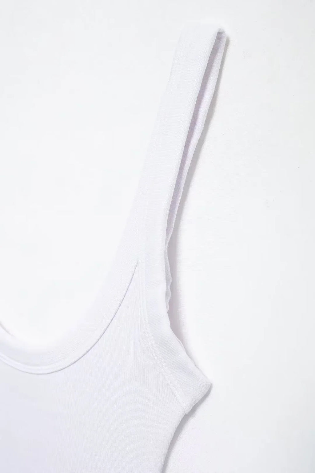 Women's Skinny Ribbed O-Neck Bodysuits with Straps Snap-Button Sexy Fashion Playsuits Comfortable Stretchy Female Clothing