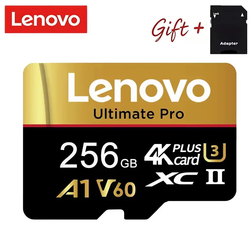 Ultra HD Lenovo 512GB SD Cards Micro TF SD Memory Card TF Cards 128GB 64GB Error Correction U1 for GoPro/Tablet/Surveillance