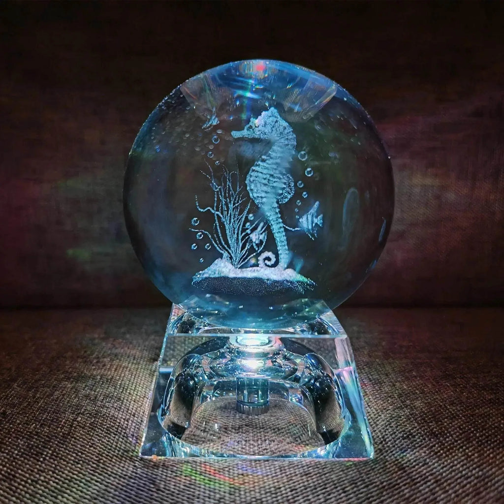 3D LED Crystal Ball Collectible
