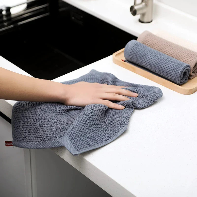 100 Percent Cotton Dishcloth Ultra Soft Absorbent Kitchen Towel