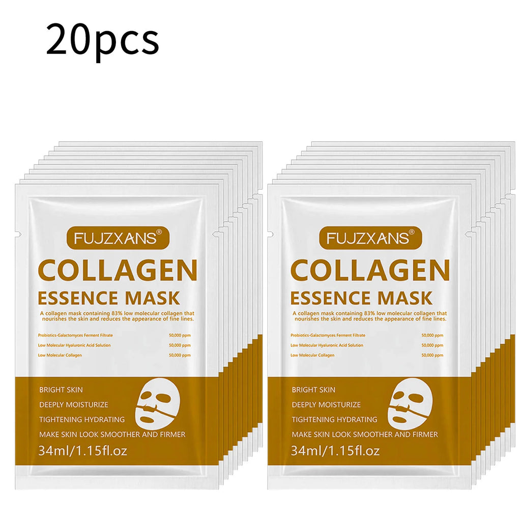 Overnight Collagen Face Mask Wrapping For Anti-Aging Skin Care Mask Moisturizes Skin To Make Wrinkles Less Noticeable Bright