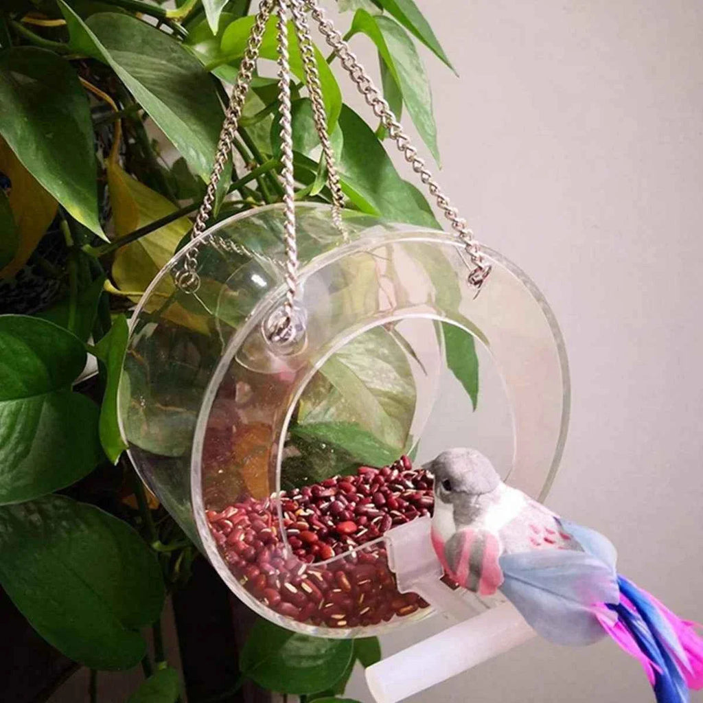 Bird Feeder Foot Feeding Tool Outdoor Bird Feeder Hanging Nut Feeding Multiple Hole Dispenser Holder Food Container