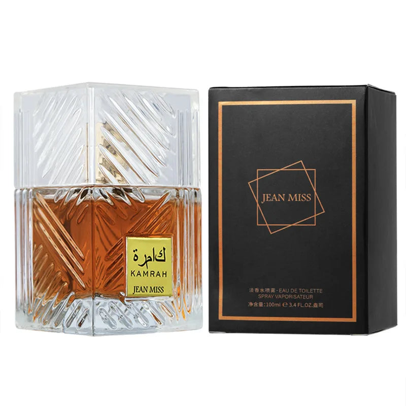 Khamrah عطر Perfume Eau De Toilette Gift Box 100ml Unisex Arabian Oud Scent Gourmand Fragrance Long Lasting Perfume For Unisex