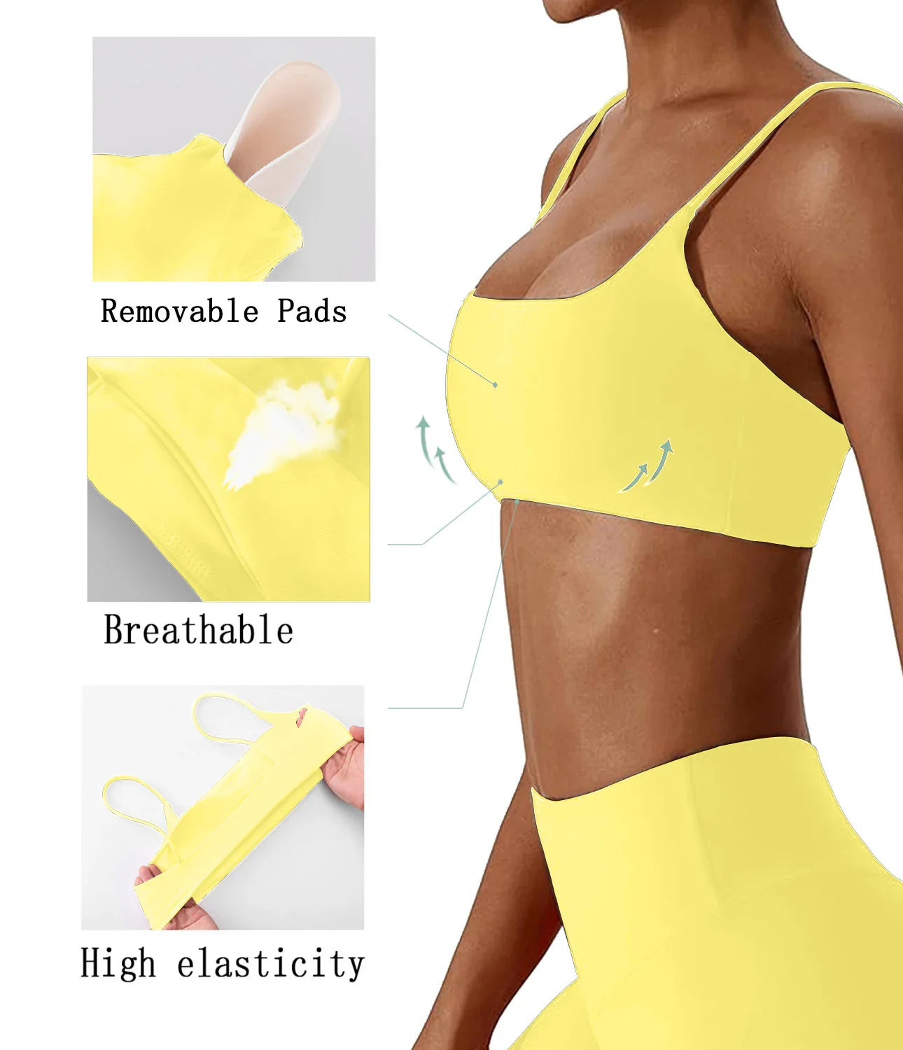 Super soft fabric back cross sports bra fitness top women's high-quality yoga clothes women's fitness running bra fitness yoga b