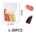 Reusable Food Storage Bags with Zipper, Leak-Proof & Airtight Kitchen Freshness Bags ,Refrigerator Fresh Wrap