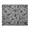 1 Piece Halloween Lace Tablecloth Bat Net Skull Pattern Rectangular Shape For Party Decoration Haunted House Pumpkin Design