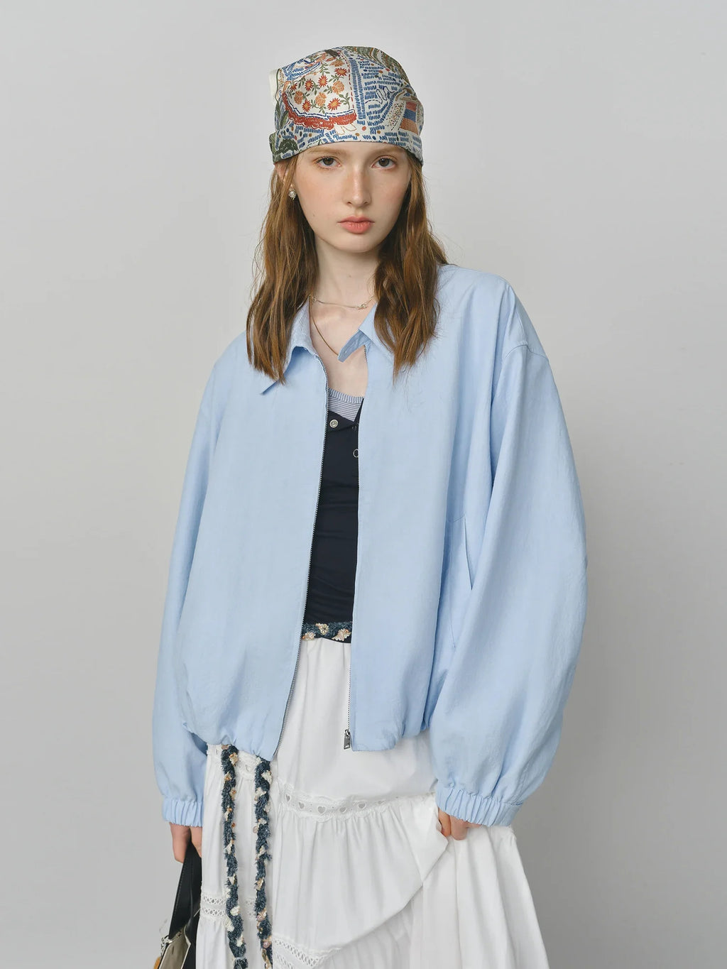 FSLE 2025 New French Barn-Style Raw Glamour Short Jacket Women's Spring Autumn New Arrival Loose Fit Oversize Workwear Coat