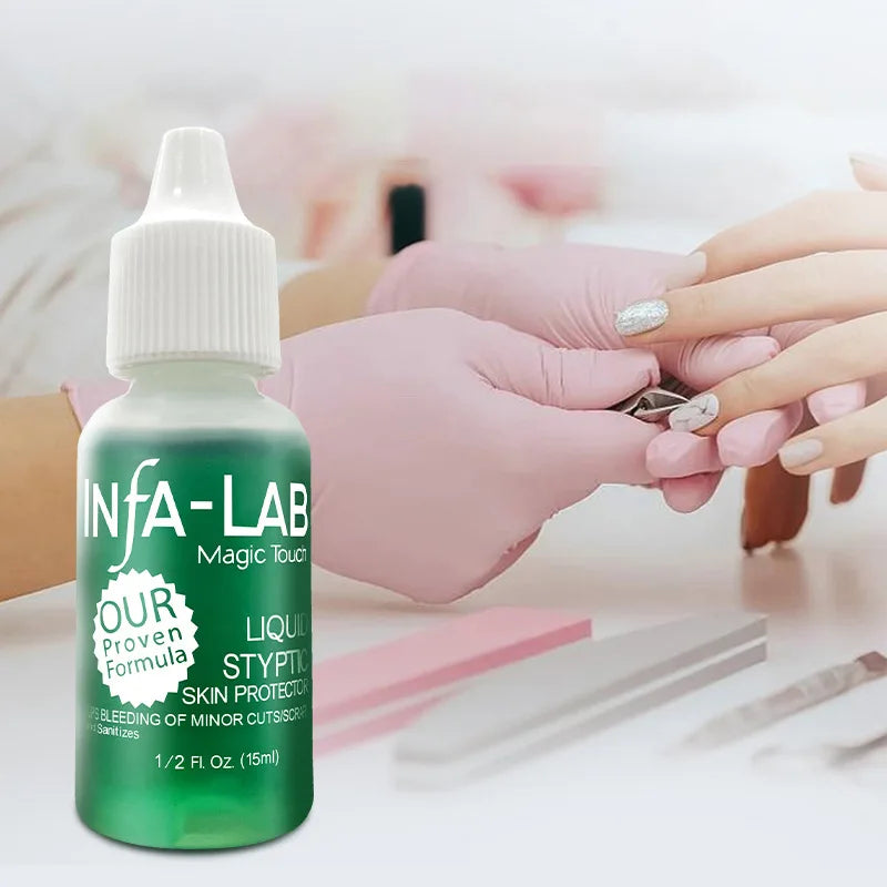 Nail Disinfection Hemostatic Agent Stopping Blood Tool Manicure Pedicure Beauty Salon Professional Nail Care Emergency Bleeding