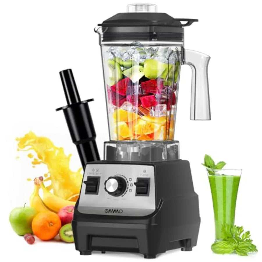 1800W Professional Blender With Stainless Steel Blades And 60oz Jar