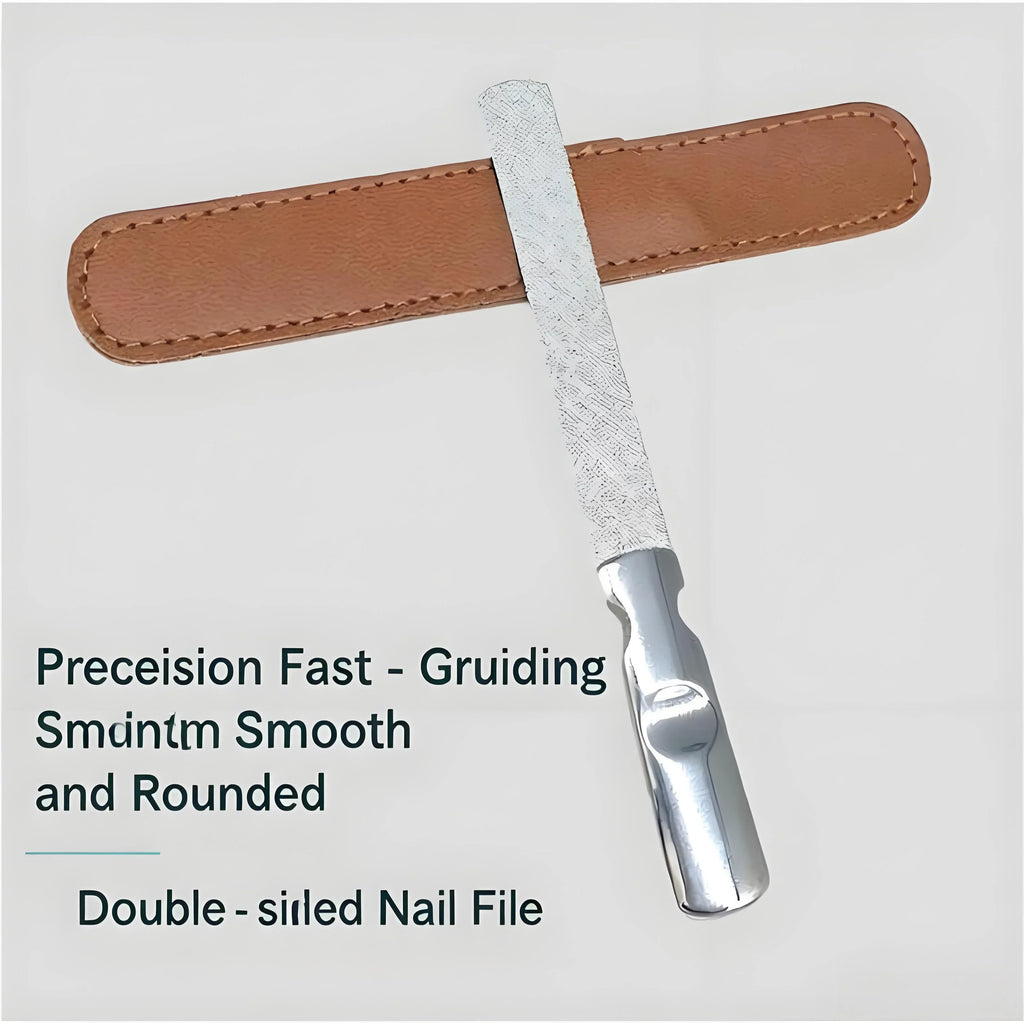 Stainless Steel Nail Files Manicure Pedicure Grooming For Professional Finger Toe Nail Care Tools