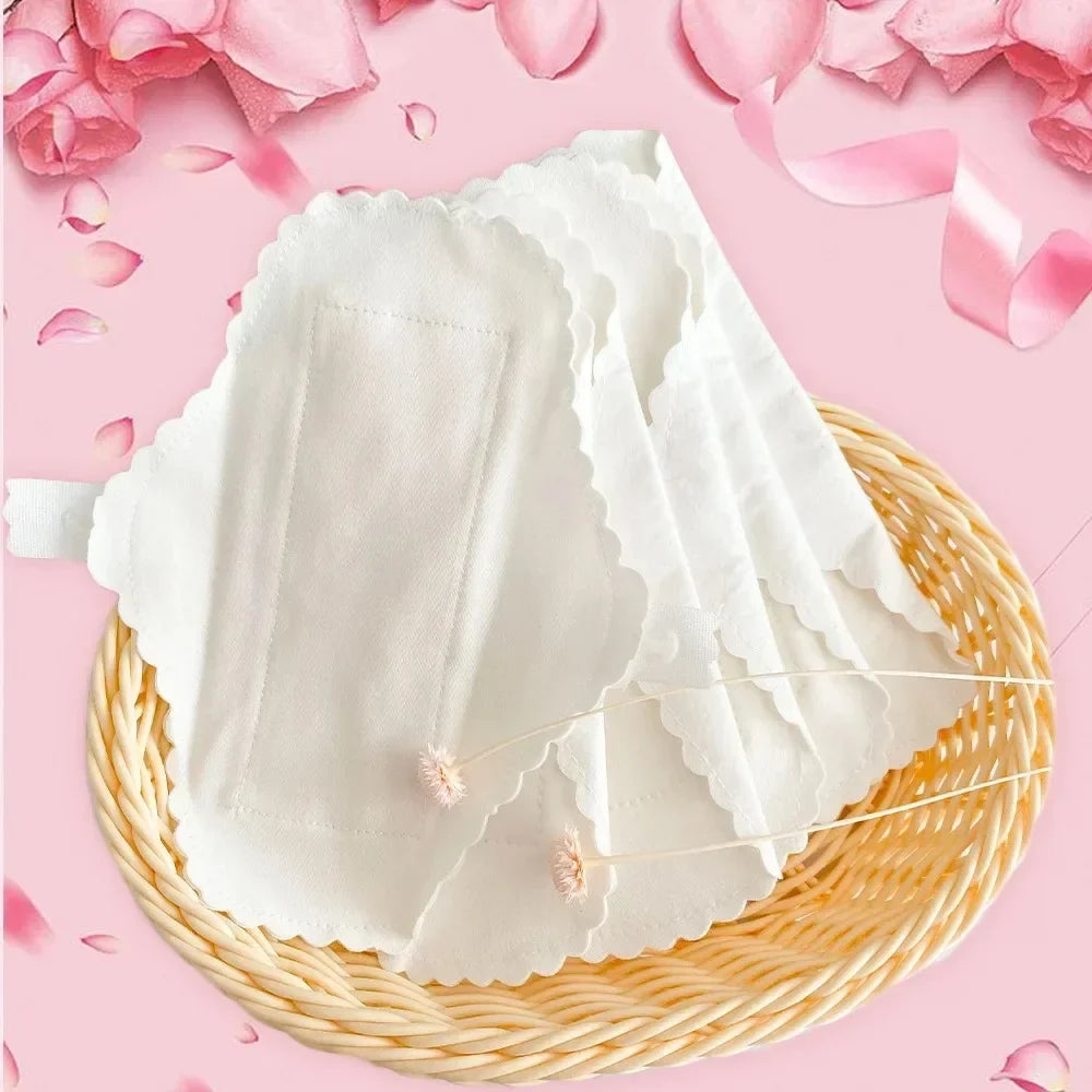3pcs Cotton Reusable Thin Sanitary Pads Leakproof Washable Women Panty Liner Hygiene Menstrual Pads 180MM