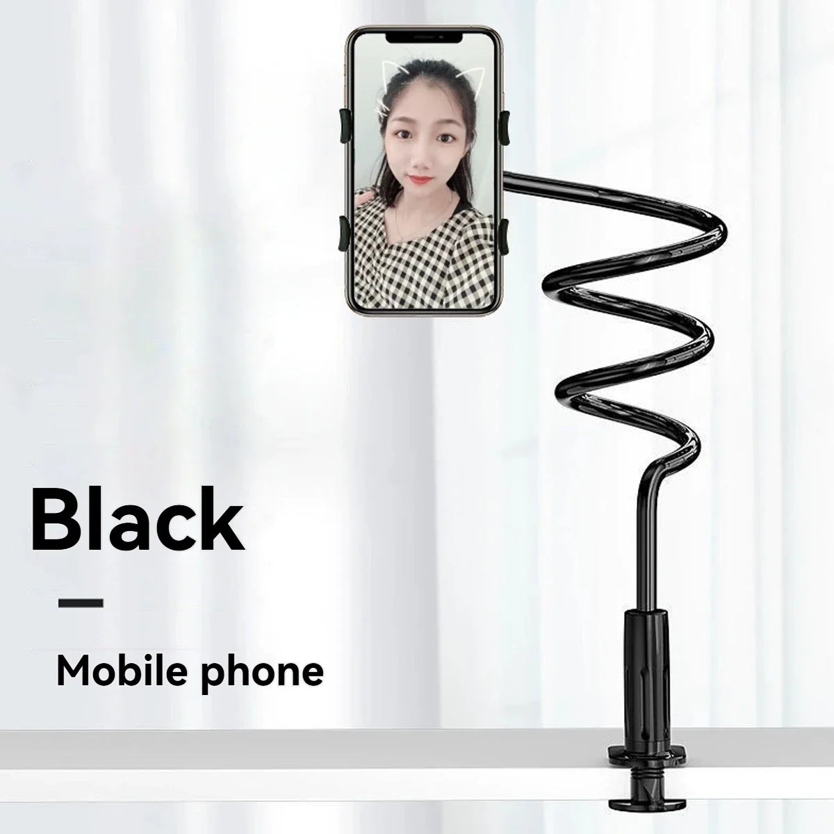 Tablet Bracket for Bed Desk Gooseneck Tablet Stand Flexible Long Arm Clamp 11 inch Tablet Holder For Smartphone Pad