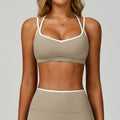 Sexy Back Sports Bra Top Women's Push-Up Yoga Underwear Fitness Top Running Workout Yoga Top Soft Beauty Back Bras Gym Underwear