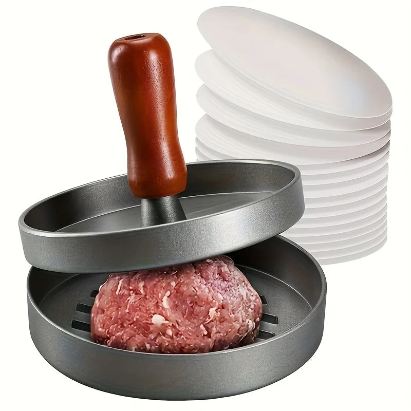 1PC Non-Stick Burger Press Patty Maker Metal Hamburger Mold for Beef