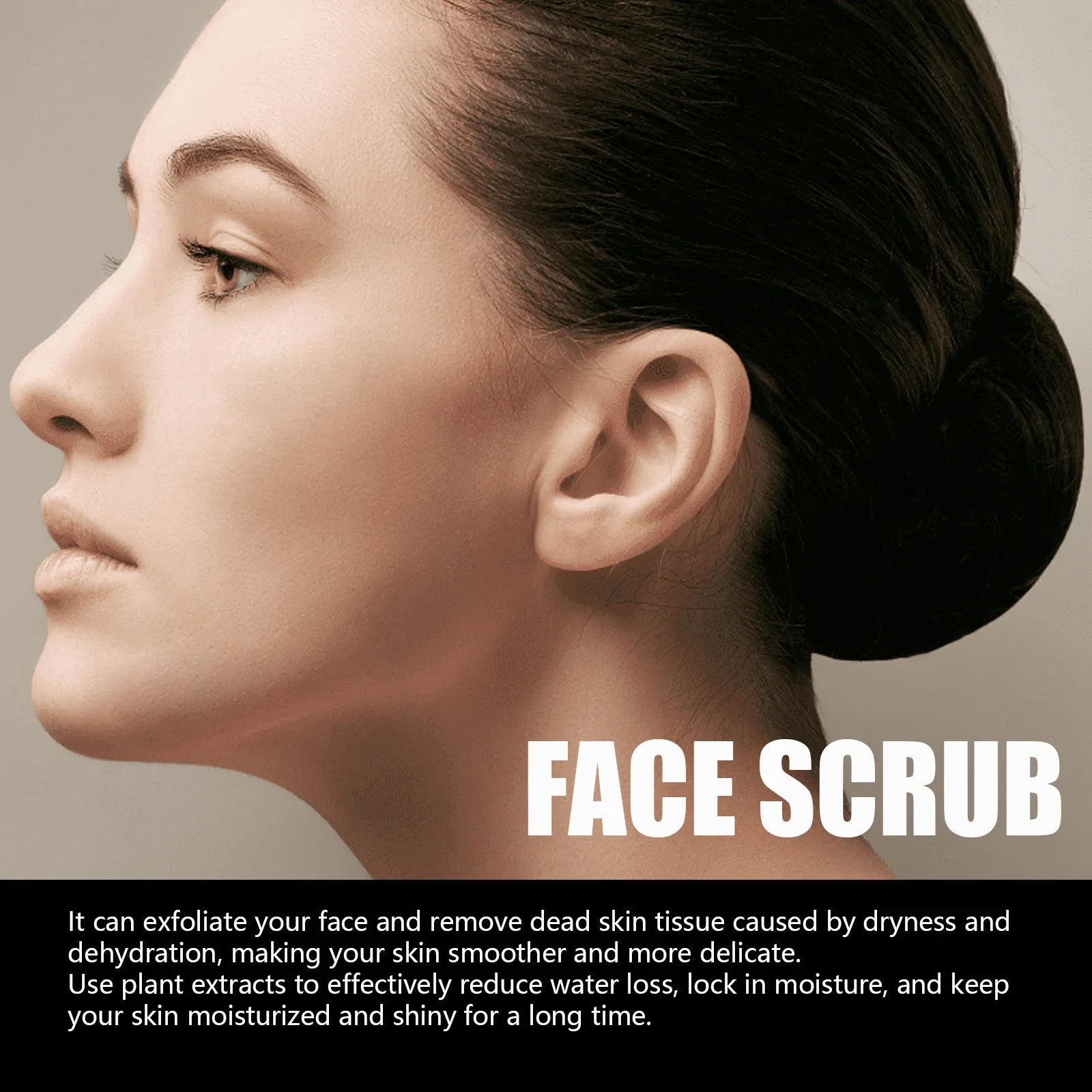 EELHOE Facial Scrub Soften Cutin Removal Dead Skin Repair Face Moisturizer Skin Smooth Shrink Pores Tightening Skin Care Scrub