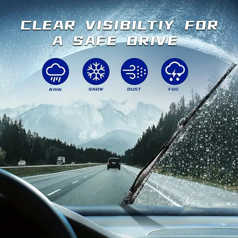 For Hyundai i20 PB 2008-2014 Car Wiper U-type Soft Rubber Boneless Wiper HD Quiet Durable Automotive Wiper 24"+16"