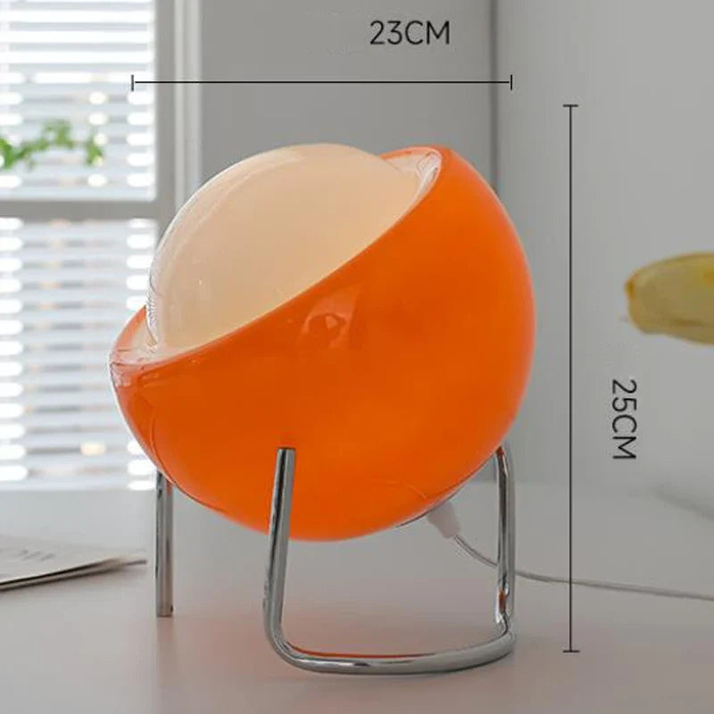 Medieval Bauhaus Indoor Table Lamp Living Room Bedroom Bedside Glass Creative Decoration Desk Lamp Nordic LED Retro Night Lights