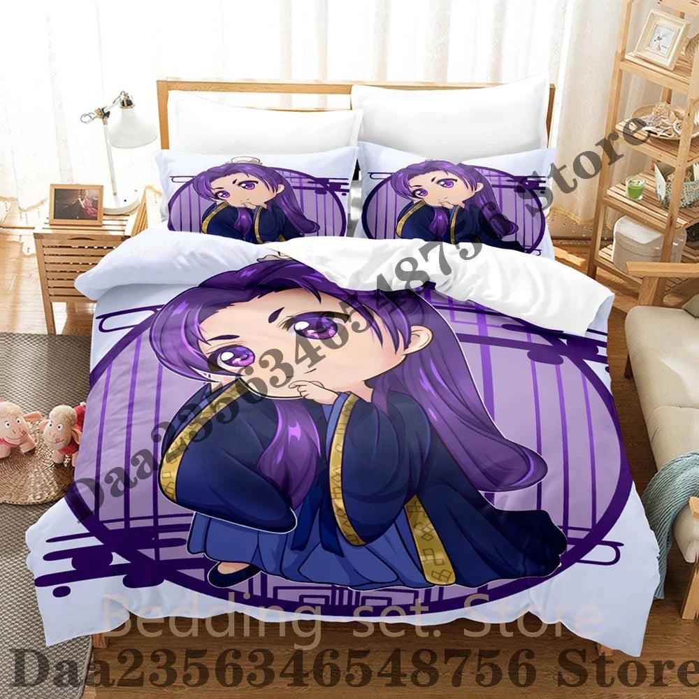 2026 The Apothecary Diaries Bedding Set Single Twin Full Queen King Size Bed Set Bedroom Duvetcover Sets Anime Bed Sheet Set