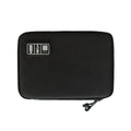 1pc Black Green Storage Bag Electronic Accessory Organizer Portable Usb Data Cable Charger Plug Travel Waterproof Organizer