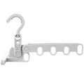 5-Hole Portable Clothes Hanger Foldable Travel Drying Rack for Hotel Camping Backpacking