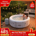 SaluSpa Cancun Inflatable Hot Tub Round With 120 Air Jets