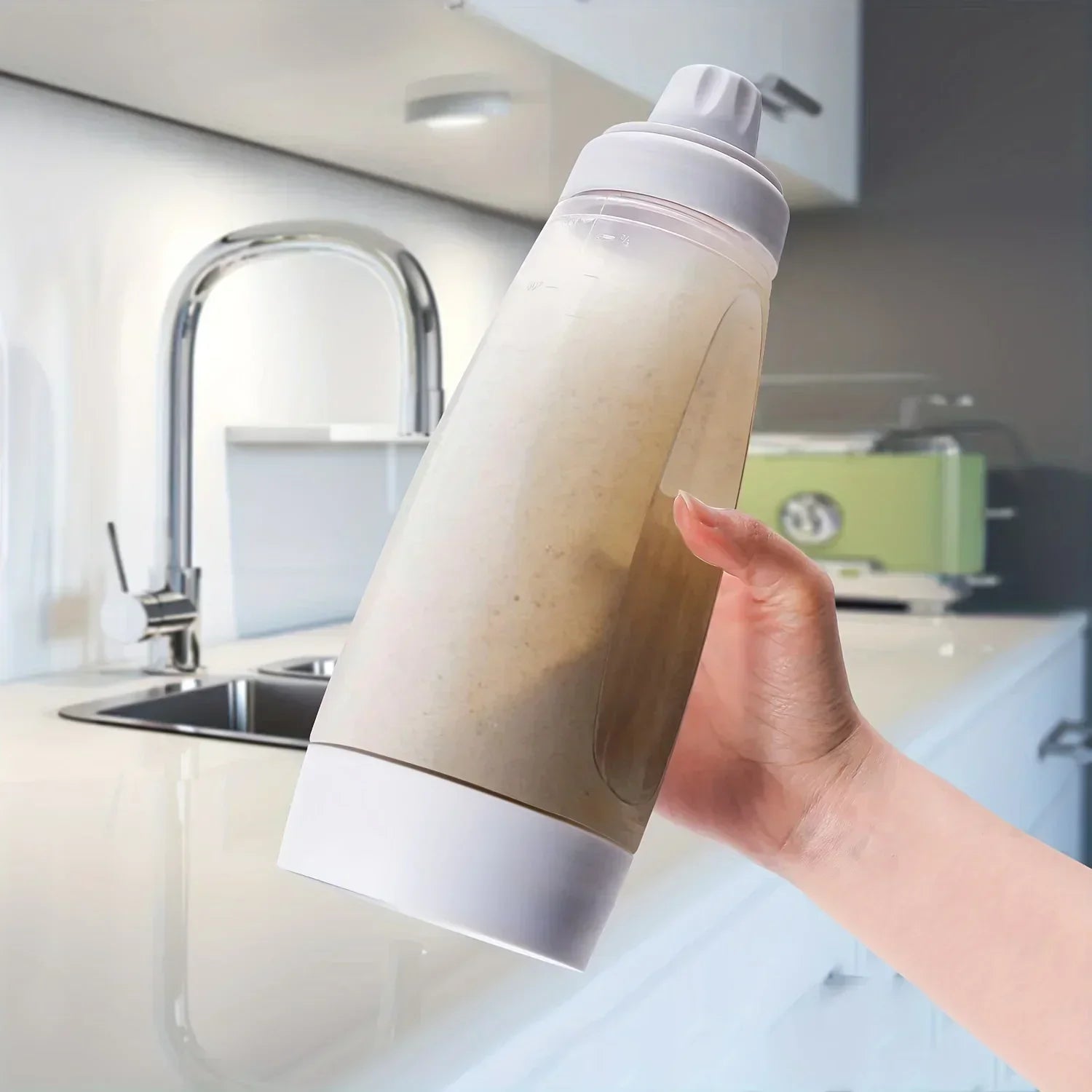 Pancake Batter Dispenser With Wire Whisk For Restaurant Quality